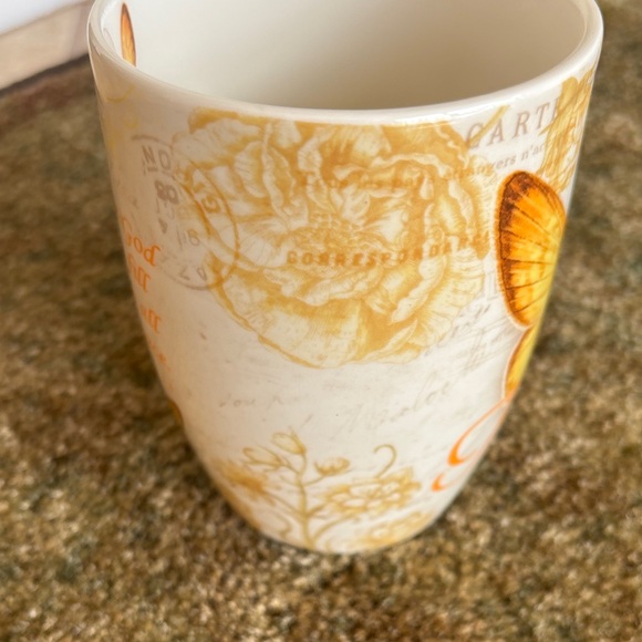 NWOT Butterfly Hope Mug - Orange and Yellow - Picture 7 of 8
